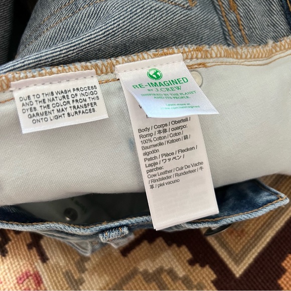 J. Crew Relaxed Denim Shorts Baxter St Wash Size 23 - Picture 5 of 8